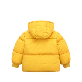 Vmterliya Baby Winter Coats, Outerwear for Toddler Kids Infants Boys Girls Light Puffer Warm Hooded Down Jacket for 2-7 Years (US, Age, 2 Years, 3 Years, Yellow)