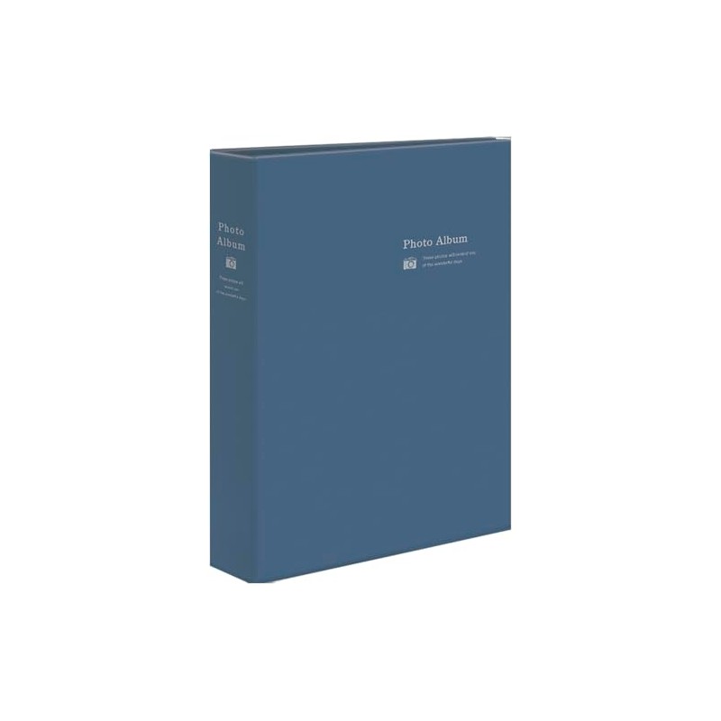 ナカバヤシ １ＰＬポケットアルバム１８０／カメラ／ブルー 1PL-2502-B