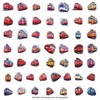 Locomotive Sticker Set 50 Pieces Cute Decoration for Car Laptop