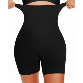 BESTENA BESTENA Shapewear Shorts,Shapewear Tummy Control,Seamless Body Shaper Shorts Thigh Slimmer,Anti-Chafing Under Shorts for Smooth Tight Look Black