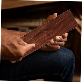 TOPPERFUN Pack of 2 Wooden Block Made of Black Walnut Wood Carving Set Carving Wood Blocks Wood Carving Blocks for Beginners Wood Blocks for Crafts Carving Wood Wood Carving Block