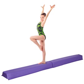 JungleA Soft Bean Base, For Toddlers and Children, Indoor Gymnastics Practice, Folding, Safety Balance Beam, Anti-Slip Back, Lightweight, Easy to Carry, Walking, Balance, Core Exercise, Improves Motor Skills, Kindergarten, Nursery, Gymnasium, Indoor Play