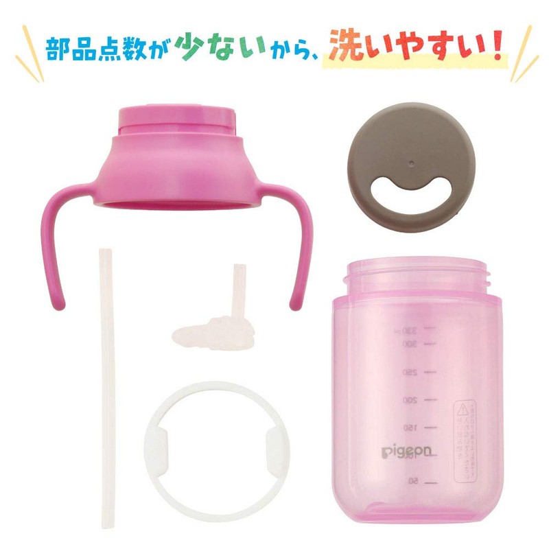 Pigeon Straw Bottle Kurt Lime Yellow 1 Piece (x1)