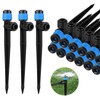 30 Pcs Water Irrigation Drippers, MSDADA Adjustable 360 Degree Fan