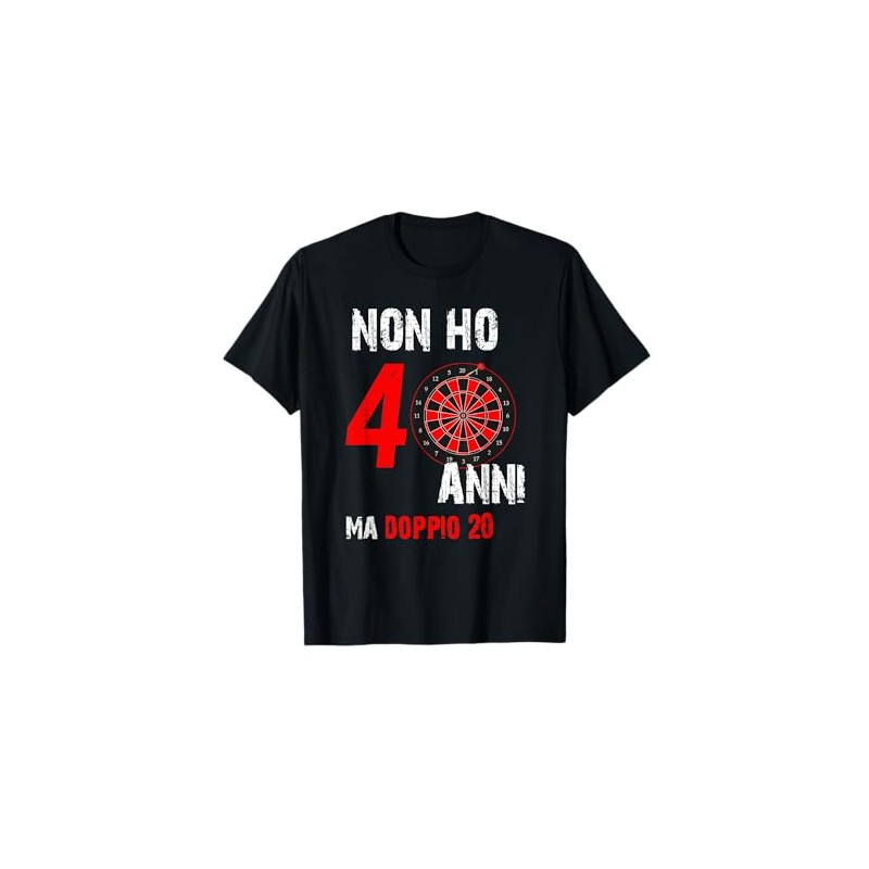 Freccette 40° compleanno regalo divertente freccette Maglietta