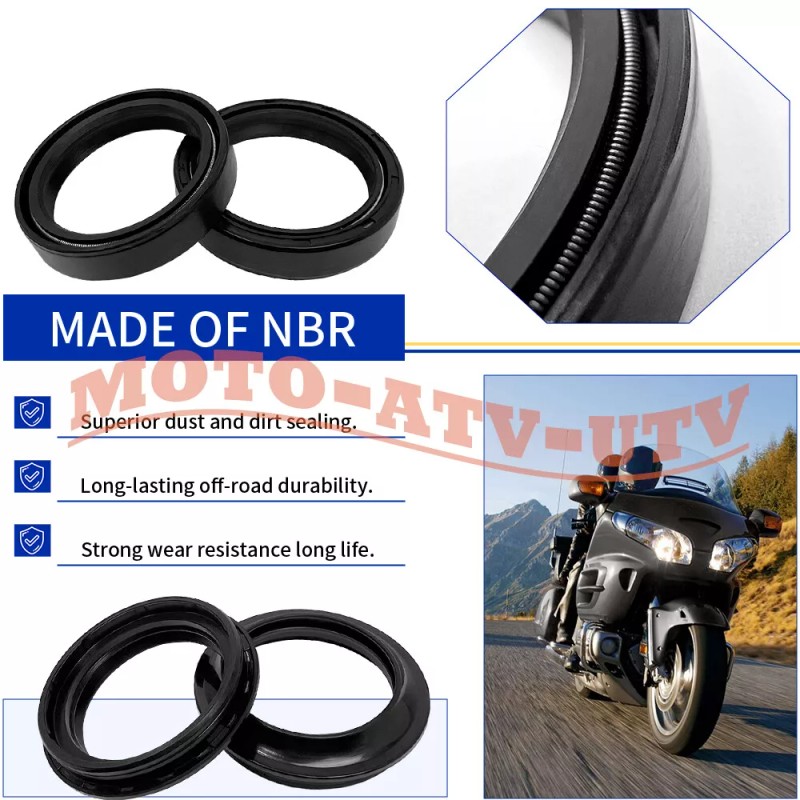 JINFANNIBI Fork Bushing and Seal Rebuild Kit Set For Honda
