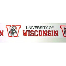 University of Wisconsin Grograin Ribbon 1 1/2" Wide 10 Yds