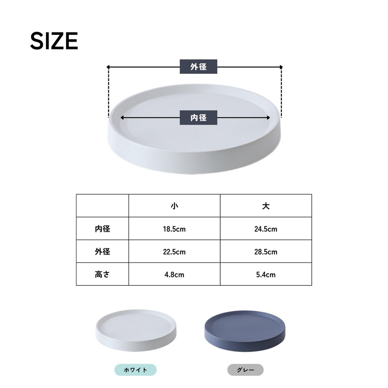 DIZLAS Flowerpot Plate, Flowerpot Plate, Caster Plate, Rotates 360 Degrees,