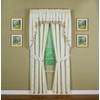 Today's Curtain Verona Reverse Embroidery Panel Pair and Tiebacks, 63",