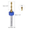 sourcing map 10pcs PCB Drill Bits 1/8" Shank 2mm Titanium