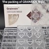 Grainrain polycarbonate chocolate mold polycarbonate chocolate bar mould Bullet Clear