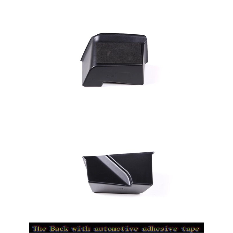 car-attention Black inner door armrest storage box trim Fit For