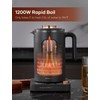 Electric Tea Kettle, INTASTING Glass Electric Kettle with tea Infuser