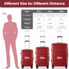 Axidou Luggage Sets with Spinner Wheels (20/24/28 Inch), PC+ABS Suitcase