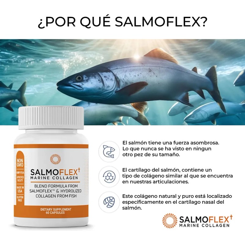 Salmoflex - 60 Cápsulas Vitales - Envío Gratis
