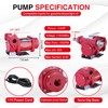 TOPWAY 110V AC Gasoline Fuel Pump 10GPM Self-priming Oil Transfer