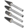 4Pcs Carbide Burr 12mm Durable Sturdy Tungsten Steel Convenient Wide