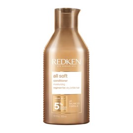REDKEN - Acondicionador All Soft |Acondicionador hidratante para cabello seco y quebradizo | Proporciona hidratación, manejabilidad y suavidad intensa | Formulado con Aceite de Argán | 300ml