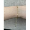 Rosary Bracelet - 14k Gold Vermeil 925 Silver - 4mm