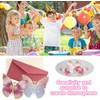 DNDGDLUA 12 x Childrens Birthday Invitations Butterfly 12cm x 10cm