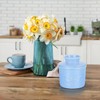 fanquare Porcelain Butter Jar with Lid, French Ceramic Butter Crock