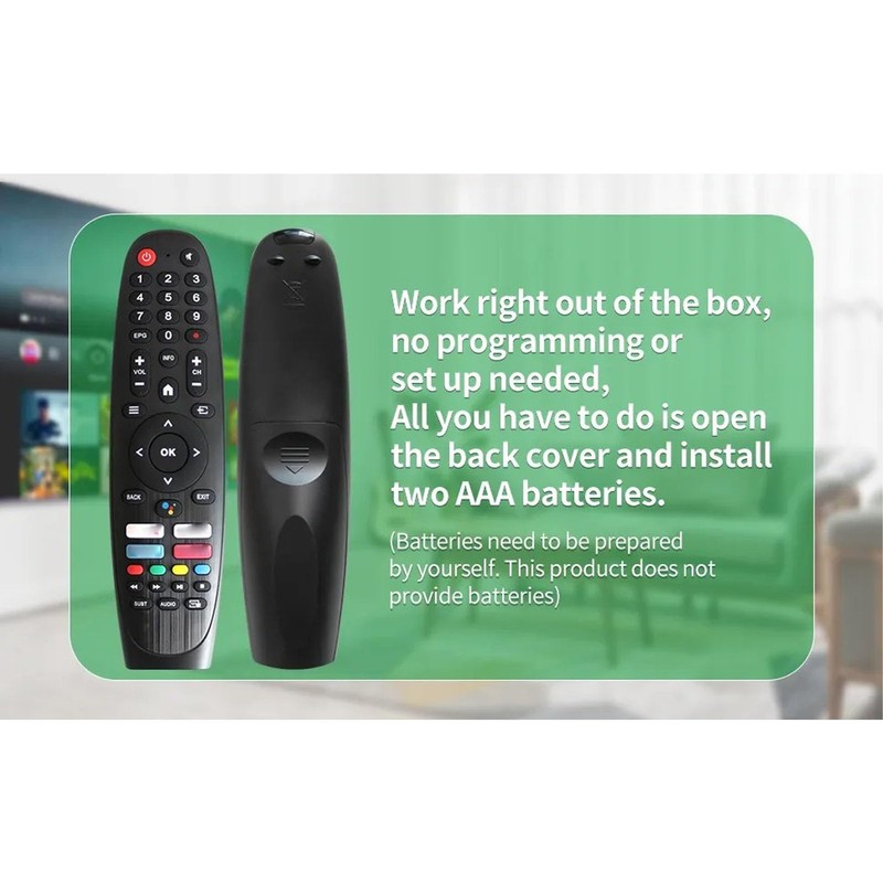 Voice Control Smart TV Remote Replacement for BLAUPUNKT, SANSUI, ORCA,