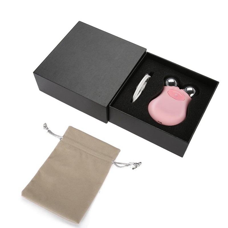 Electric Microcurrent Vibration Face Lift Massager Wrinkle Puffiness Removal Skin