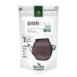 PrinceHerb Medicinal Korean Herb, Schizandra Berry / Schisandra 오미자 Dried Bulk Herbs 4oz