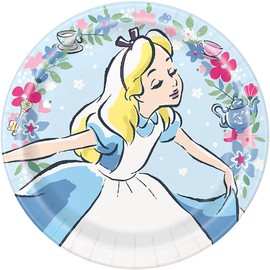Alice in Wonderland 9" Lunch Plates (8)