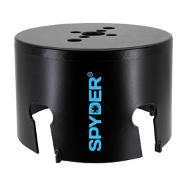 Spyder 4-inch Tungsten Carbide Tipped (TCT) Non-Arbored Hole Saw for Wood, MDF, Fiber Cement Board, Plastic, Porous Concrete Block, and More