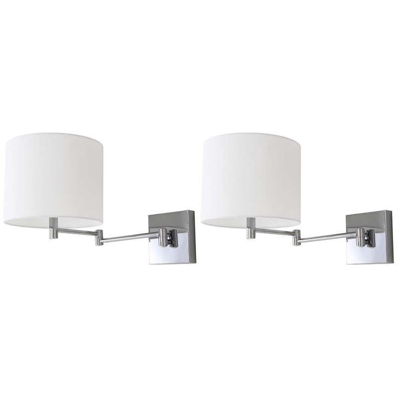 SAFAVIEH Lighting Collection Lillian Modern Contemporary Chrome Bedroom Bathroom Vanity