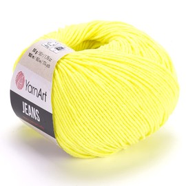 Yarn Art Jeans Yarn 160m, Soft Cotton Amigurumi Doll Animal 50g Knitting Crochet (58)