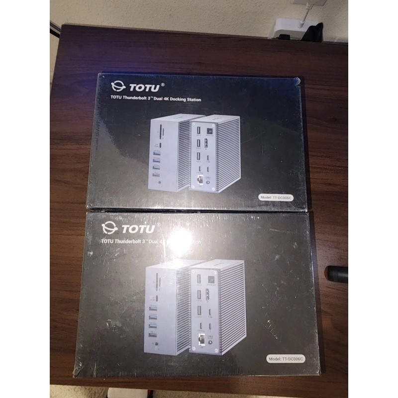 TOTU 18-in-1 Thunderbolt 3/USB C Docking Station with 8K DP,