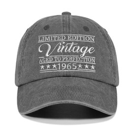 Rybicag 60th Birthday Gifts for Him Her, 1965 Cap for 60 Year Old Men Women Vintage Hat