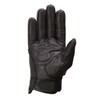 Milwaukee Leather Men's Black Leather Gloves with Rubberized Knuckles -