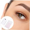 Baluue 2pcs Lash Extension Pallet Professional Eyelash Display Plates for