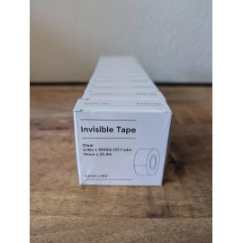 Baseline Pack 12 Rolls Clear Invisible Tape 3/4" X 1000 Inch (27.7 Yards) Replacement