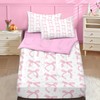 Nesker Twin Zipper Bedding, Ribbon Bow Knot Zipper Bedding Sets