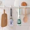 CQT Soap Dispenser Washing Up Brush, Dish Scrubber with Handle,
