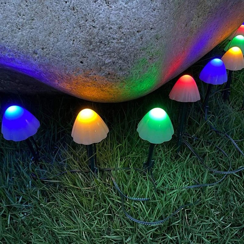 Solar Light String Waterproof Outdoor Garden Landscape Light 20LEDs 8