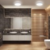 B.K.Licht - Ceiling Light for the Bathroom, Neutral White Light