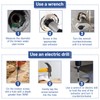 WUFANC Professional Screw Extractor Set, Left Extractor Set for M4