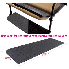 TakeLook - Golf Cart Rear Seat Kits Floor Mat Fit Yamaha EZGO RXV/TXT Club Car DS/Precedent Star Car Excar icon Anti-Skid Mat EVA Environmentally Friendly Materials for Mosts Golf Carts.(Grey)