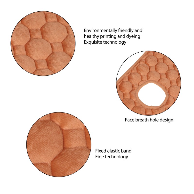 Massage Table Sheet Foldable Soft Round Face Breath Hole Massage