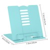 Desk Book Stand Metal Reading Tray Book Holder Adjustable Cookbook