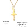 VASSAGO Little Girls Necklace Ballerina Ballet Pendant Dance Recital Gifts