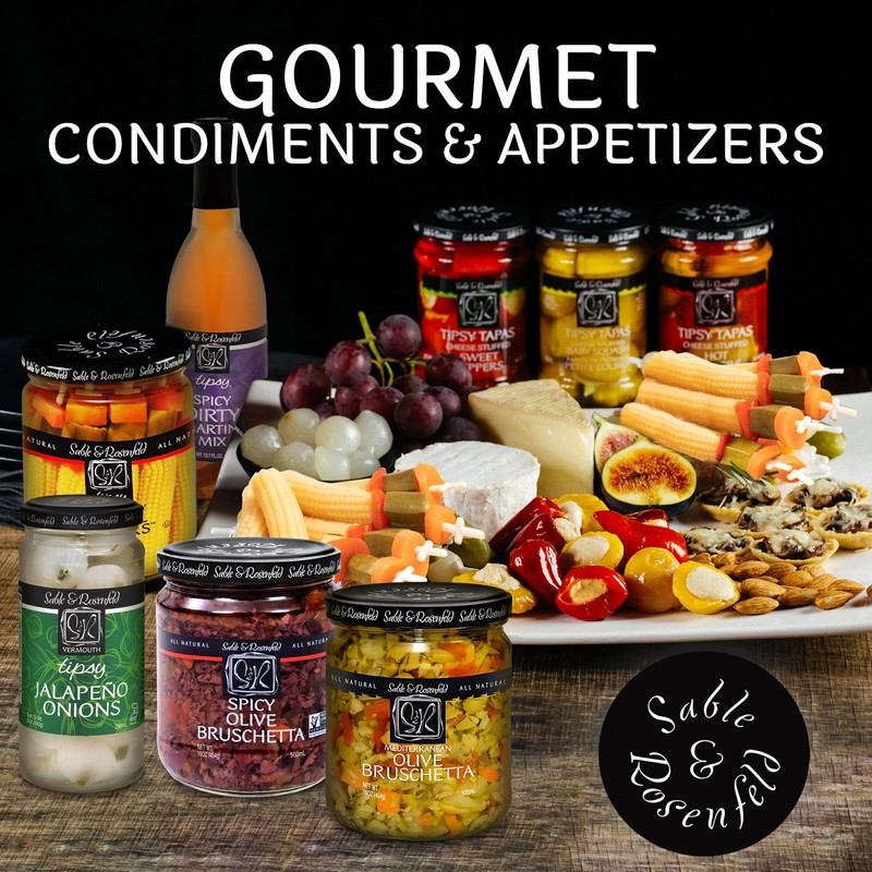 Sable and Rosenfeld Mediterranean Olive Bruschetta, 16 Ounce