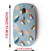 2.4G Wireless Mouse with Cute Pattern Design for All Laptops