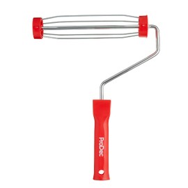 ProDec PRFR005 Plastic Handle Trade Professional Paint Roller Frame with Anti-Slip 5 wire Cage and Push Fit Handle for Extension Pole, 9" x 1.75" cage