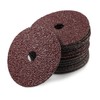 LEONTOOL Aluminum Oxide Resin Fiber 25pcs 4-Inch Resin Fiber Sanding